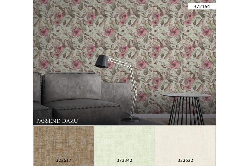 Vintage Tapet Cuba Ovävd Beige Metallic - AS Creation - Inredning - Väggdekor - Tapet & tapettillbehör - Mönstrad tapet