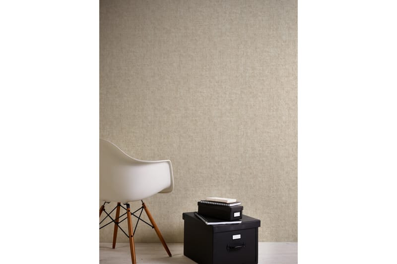 Vintage Tapet Grönery Ovävd Cream Beige - AS Creation - Inredning - Väggdekor - Tapet & tapettillbehör - Mönstrad tapet