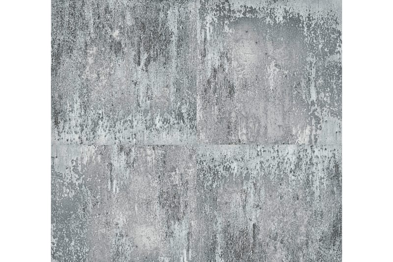 Vintage Tapet Ovävd Grå Svart Silver - AS Creation - Inredning - Väggdekor - Tapet & tapettillbehör - Mönstrad tapet