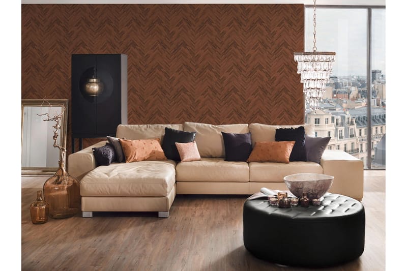 Wood effect Tapet Eterno by Versace - AS Creation - Inredning - Väggdekor - Tapet & tapettillbehör - Mönstrad tapet