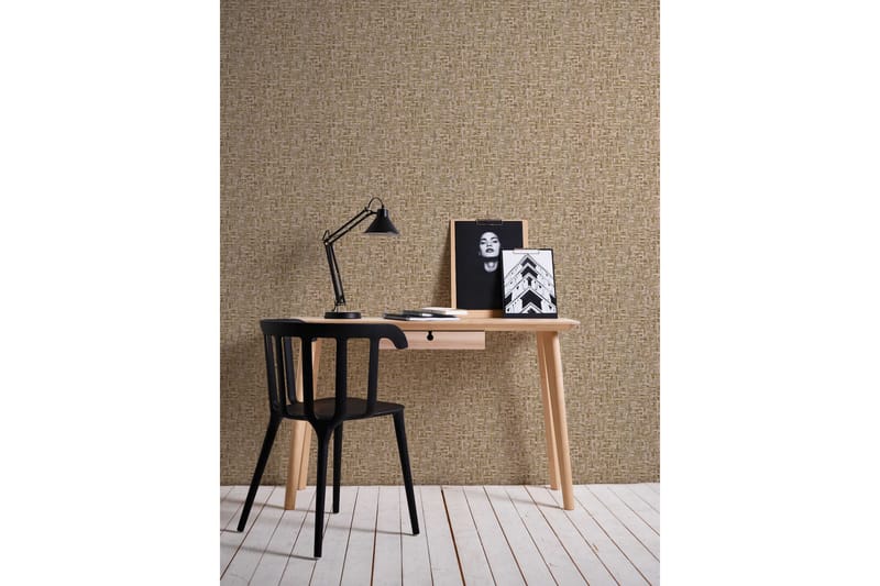 Wood effect Tapet Jungle Chic Ovävd - AS Creation - Inredning - Väggdekor - Tapet & tapettillbehör - Mönstrad tapet