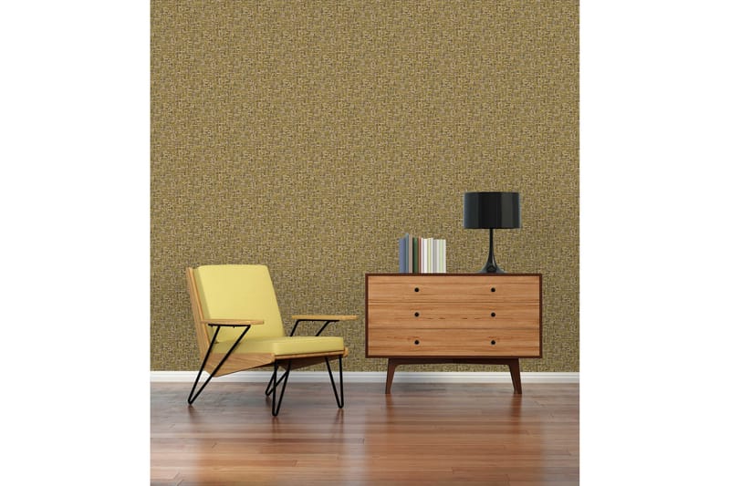 Wood effect Tapet Jungle Chic Ovävd - AS Creation - Inredning - Väggdekor - Tapet & tapettillbehör - Mönstrad tapet