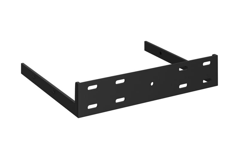 Svävande hörnhyllor 4 st ek och vit 35x35x3,8 cm MDF - Brun - Förvaring - Hylla - Hörnhylla