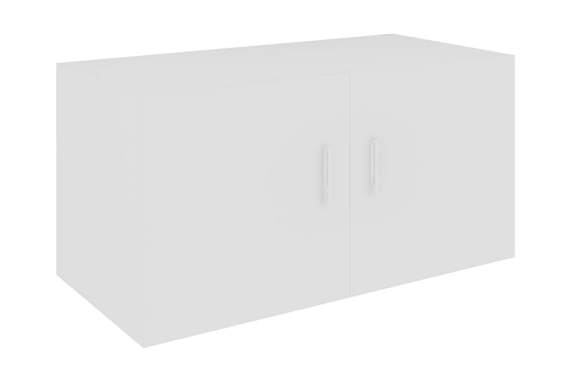 Väggmonterat skåp vit 80x39x40 cm spånskiva - Vit - Köksskåp