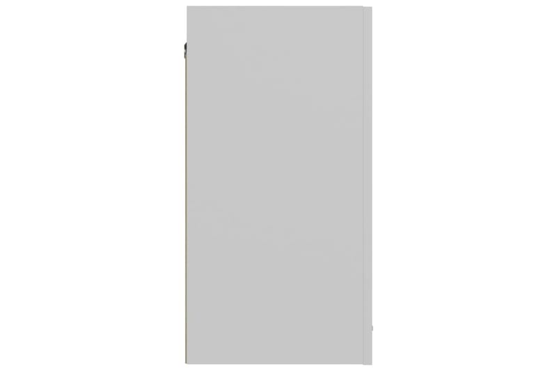 Väggskåp vit 60x31x60 cm spånskiva - Vit - Köksskåp