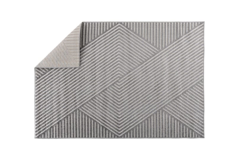 Aron Plastmatta 160x230 cm - Grå - Textil & mattor - Mattor - Utomhusmattor - Plastmattor