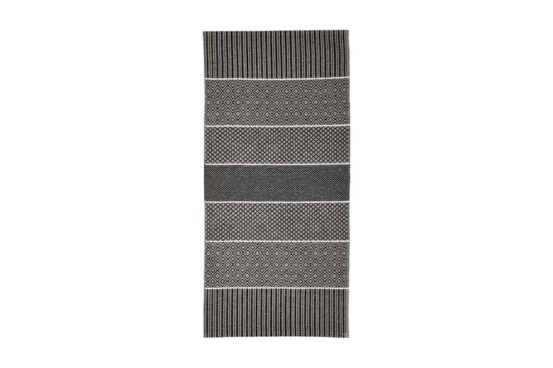 Alfie Plastmatta 70x50 Vändbar PVC Grafit - Horredsmattan - Utemöbler - Balkong - Golv balkong - Plastmatta balkong