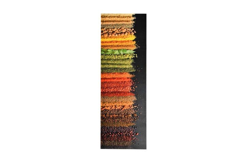 Köksmatta maskintvättbar kryddor 60x300 cm - Flerfärgad - Köksmatta