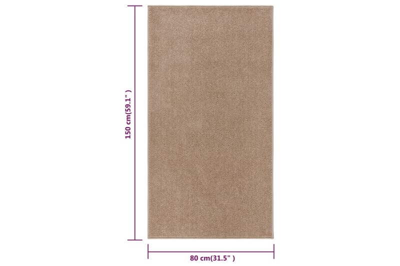 Matta 80x150 cm brun - Brun - Köksmatta - Plastmattor - Dörrmatta & hallmatta