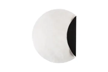 Nixie Plastmatta 200 cm Rund - Vit - Textil & mattor - Mattor - Modern matta - Wiltonmattor
