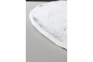 Nixie Plastmatta 200 cm Rund - Vit - Textil & mattor - Mattor - Modern matta - Wiltonmattor