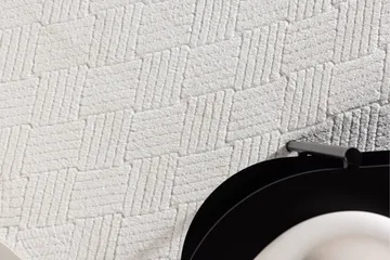 Todd Plastmatta 160x230 cm - Vit - Textil & mattor - Mattor - Modern matta - Bomullsmatta