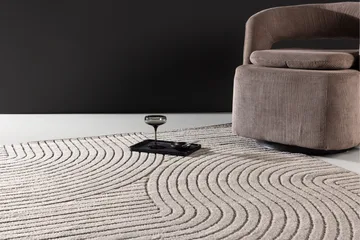 Vince Plastmatta 160x230 cm - Brun - Textil & mattor - Mattor - Modern matta - Viskosmatta & konstsilkesmatta
