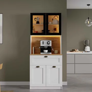 Kuro Kaffebord 80x190x44 cm - Vit - Hus & renovering - Kök & bad - Kök & tvättstuga