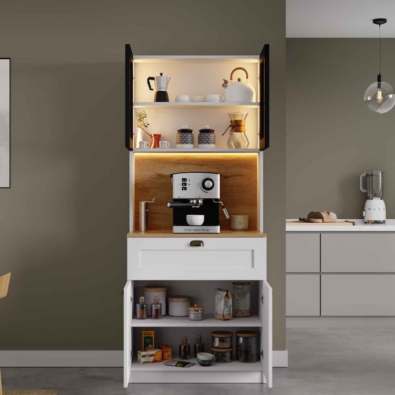 Kuro Kaffebord 80x190x44 cm - Vit - Hus & renovering - Kök & bad - Kök & tvättstuga