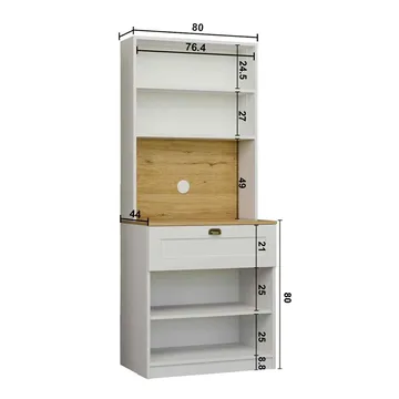 Kuro Kaffebord 80x190x44 cm - Vit - Hus & renovering - Kök & bad - Kök & tvättstuga