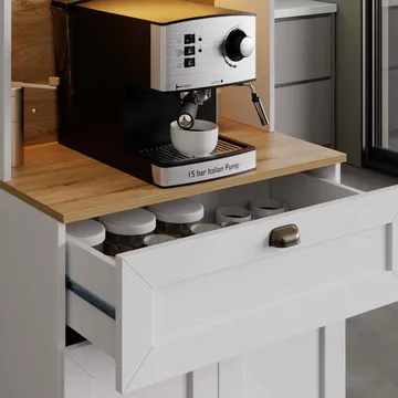 Kuro Kaffebord 80x190x44 cm - Vit - Hus & renovering - Kök & bad - Kök & tvättstuga