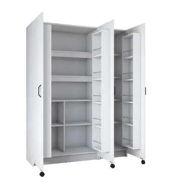 Mardal Förvaringsskåp 135x180x42 cm - Vit - Hus & renovering - Kök & bad - Kök & tvättstuga