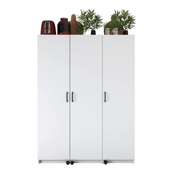 Mardal Förvaringsskåp 135x180x42 cm - Vit - Hus & renovering - Kök & bad - Kök & tvättstuga