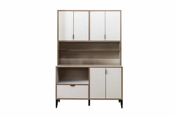Olyros Förvaringsmöbel 127x190 cm - Vit - Hus & renovering - Kök & bad - Kök & tvättstuga