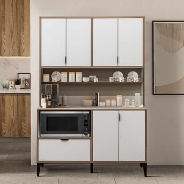 Olyros Förvaringsmöbel 127x190 cm - Vit - Hus & renovering - Kök & bad - Kök & tvättstuga