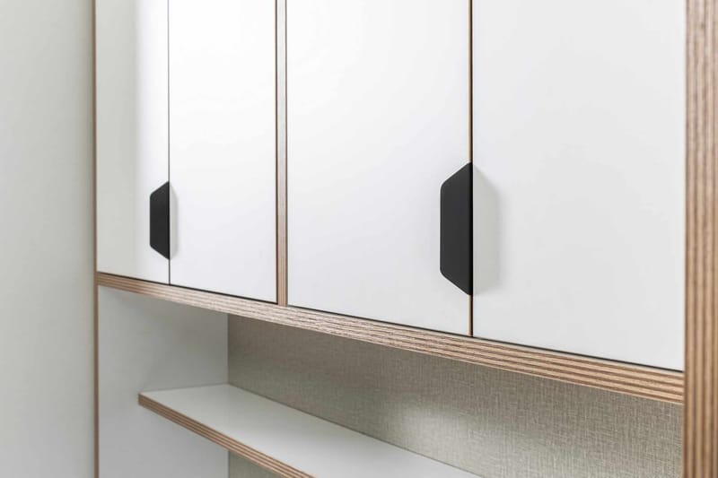 Olyros Förvaringsmöbel 127x190 cm - Vit - Hus & renovering - Kök & bad - Kök & tvättstuga