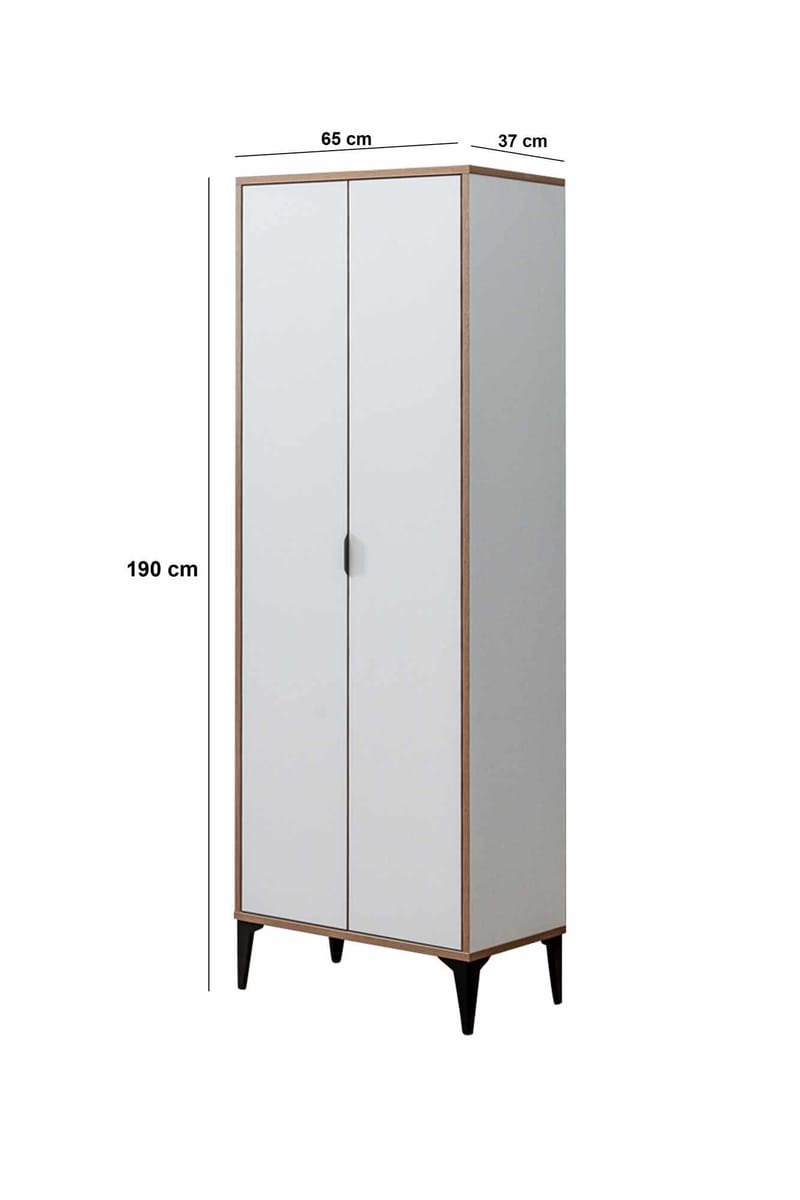 Olyros Garderob 65x190 cm - Vit - Hus & renovering - Kök & bad - Kök & tvättstuga