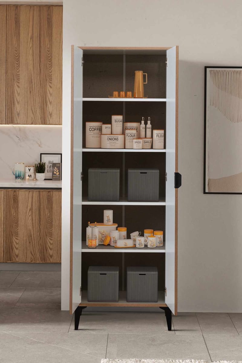 Olyros Garderob 65x190 cm - Vit - Hus & renovering - Kök & bad - Kök & tvättstuga