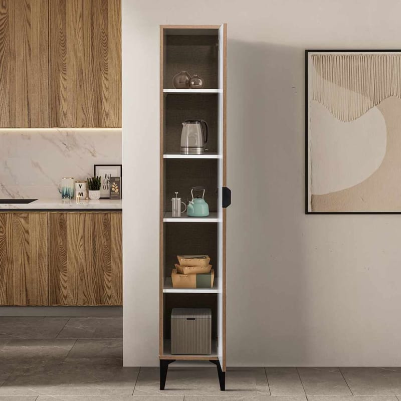 Olyros Högskåp 35x190 cm - Vit - Hus & renovering - Kök & bad - Kök & tvättstuga