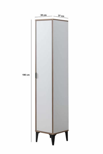 Olyros Högskåp 35x190 cm - Vit - Hus & renovering - Kök & bad - Kök & tvättstuga