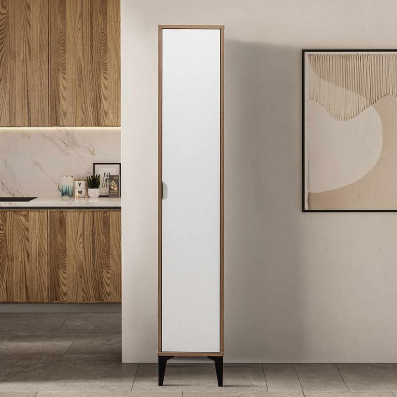 Olyros Högskåp 35x190 cm - Vit - Hus & renovering - Kök & bad - Kök & tvättstuga