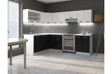 Omega Köksmöbelset - Vit|Svart - Hus & renovering - Kök & bad - Kök & tvättstuga - Köksmöbler
