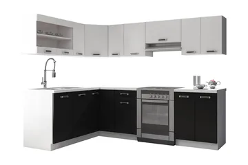 Omega Köksmöbelset - Vit|Svart - Hus & renovering - Kök & bad - Kök & tvättstuga - Köksmöbler