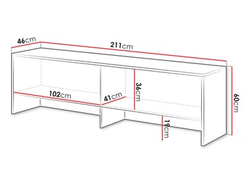 Rauk Förlängare för sängskåp 211x60 cm - Kashmir - Hus & renovering - Kök & bad - Kök & tvättstuga