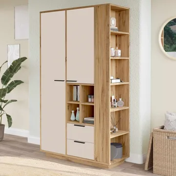 Sarnor Multifunktionsskåp 110x190x45 cm - Atlantic Pine - Hus & renovering - Kök & bad - Kök & tvättstuga