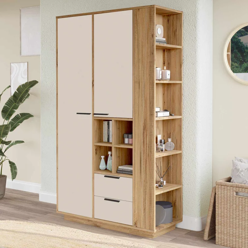 Sarnor Multifunktionsskåp 110x190x45 cm - Atlantic Pine - Hus & renovering - Kök & bad - Kök & tvättstuga