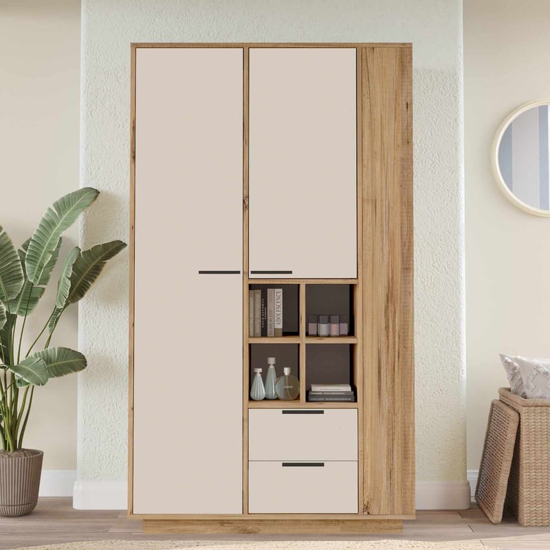 Sarnor Multifunktionsskåp 110x190x45 cm - Atlantic Pine - Hus & renovering - Kök & bad - Kök & tvättstuga