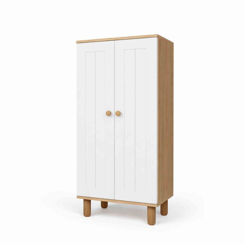 Seynor Multifunktionsskåp 60x129x37 cm - Vit och valnöt - Hus & renovering - Kök & bad - Kök & tvättstuga