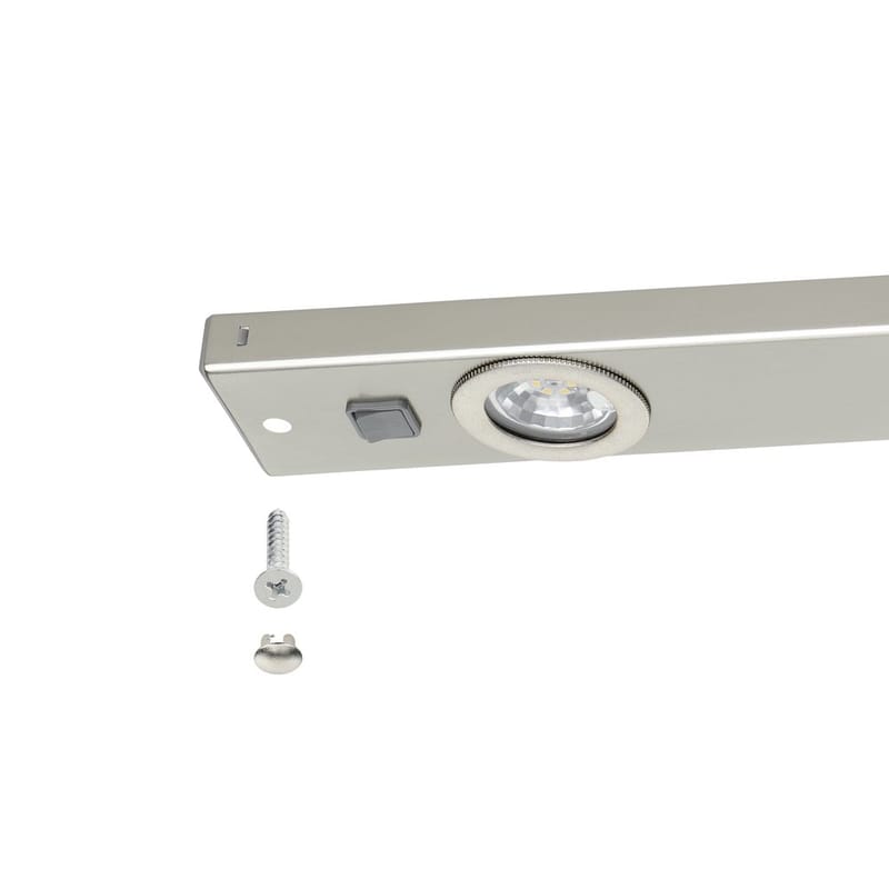 Skåplampa Kob - Matt nickel - Hus & renovering - Kök & bad - Kök & tvättstuga - Köksbelysning