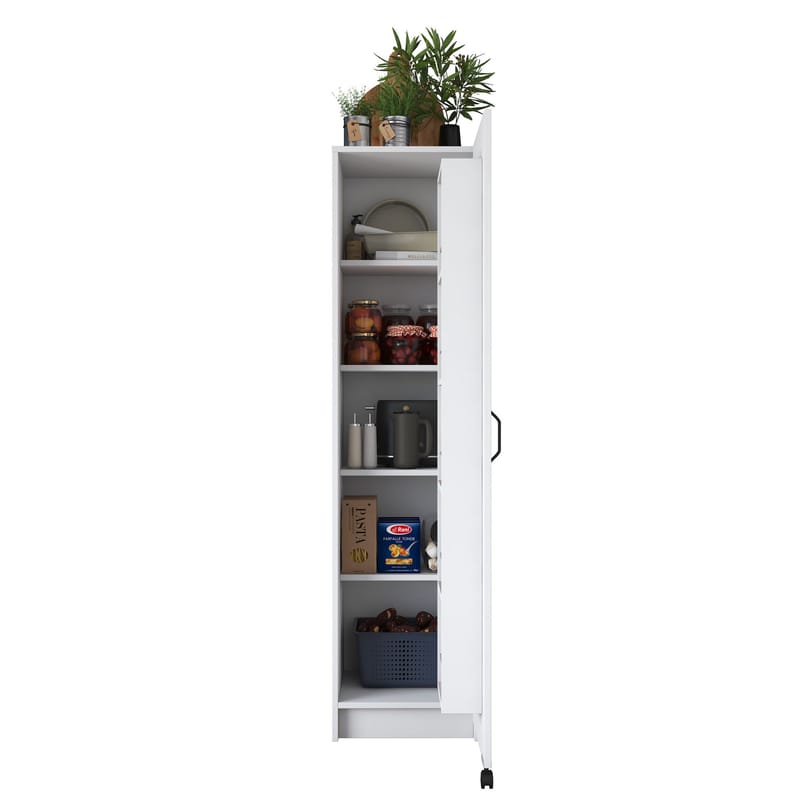 Tavren Multifunktionsskåp 45x180x42 cm - Vit - Hus & renovering - Kök & bad - Kök & tvättstuga