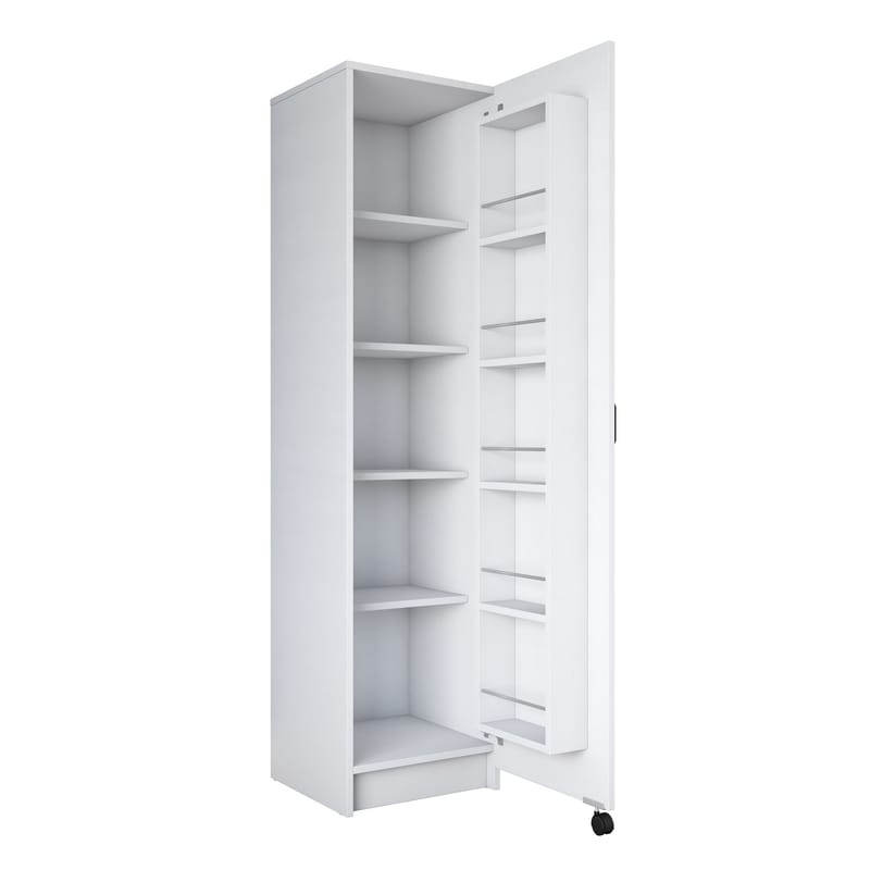 Tavren Multifunktionsskåp 45x180x42 cm - Vit - Hus & renovering - Kök & bad - Kök & tvättstuga