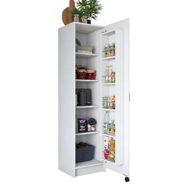 Tavren Multifunktionsskåp 45x180x42 cm - Vit - Hus & renovering - Kök & bad - Kök & tvättstuga