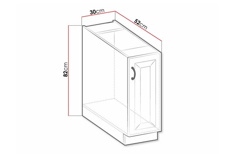 Templemore Köksskåp 30 cm - Hus & renovering - Kök & bad - Kök & tvättstuga