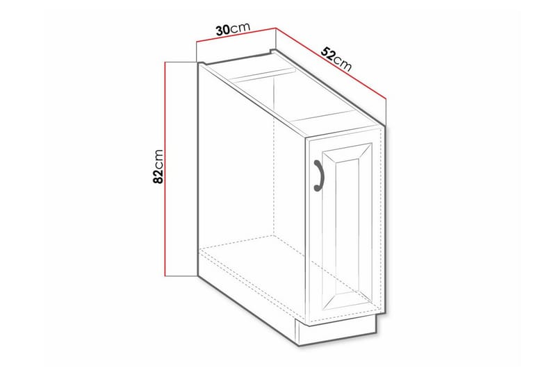 Templemore Köksskåp 30 cm - Hus & renovering - Kök & bad - Kök & tvättstuga