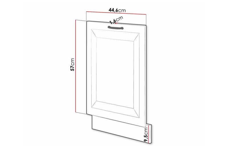 Templemore Köksskåp 44,6 cm - Grafitgrå - Hus & renovering - Kök & bad - Kök & tvättstuga