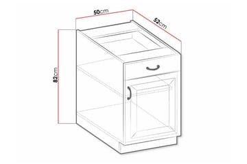 Templemore Köksskåp 50 cm - Hus & renovering - Kök & bad - Kök & tvättstuga