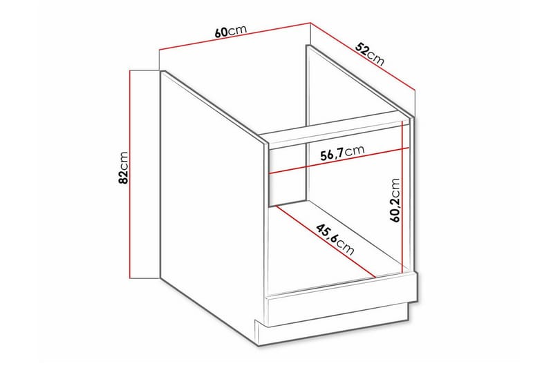 Templemore Köksskåp 60 cm - Hus & renovering - Kök & bad - Kök & tvättstuga