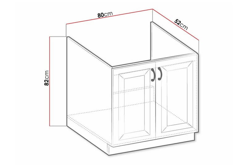 Templemore Köksskåp 80 cm - Hus & renovering - Kök & bad - Kök & tvättstuga
