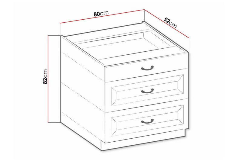 Templemore Köksskåp 80 cm - Hus & renovering - Kök & bad - Kök & tvättstuga