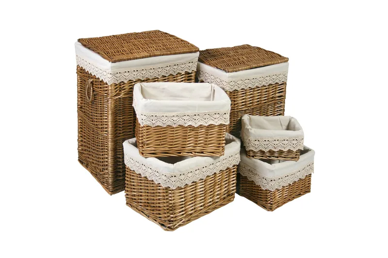 Max-1 Tvättkorg Ljusbrun - Hus & renovering - Kök & bad - Badrum - Badrumstillbehör